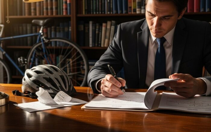 injury lawyer for bicycle crash victim