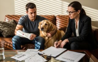 injury lawyer for dog bite victim