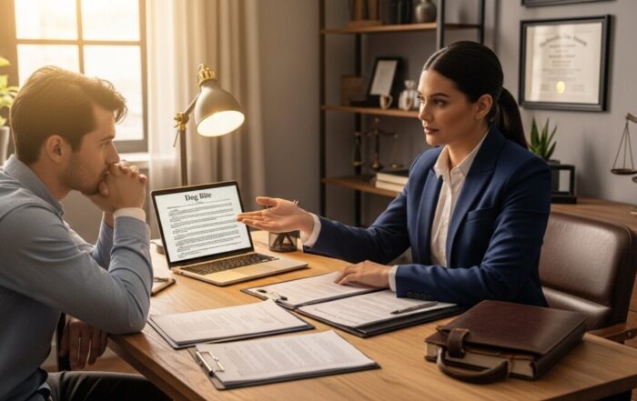 injury lawyer for dog bite victim