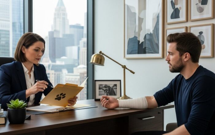 injury lawyer for dog bite victim