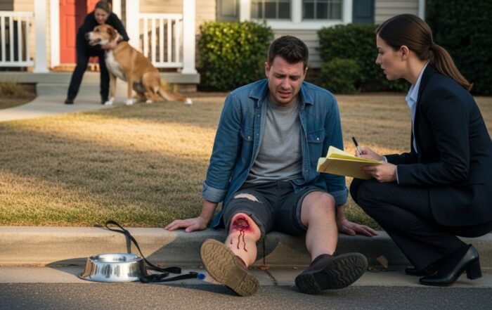 injury lawyer for dog bite victim