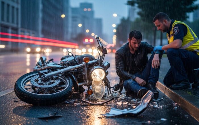 Lawyer for serious motorcycle crash injuries